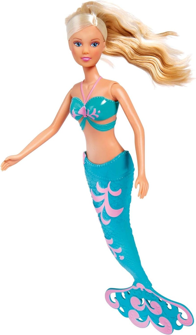 Simba Toys - Steffi Love and Evi Mermaid Friends | Includes Dolphin Figure and Seahorse Comb | Ages 3+ - Image 2